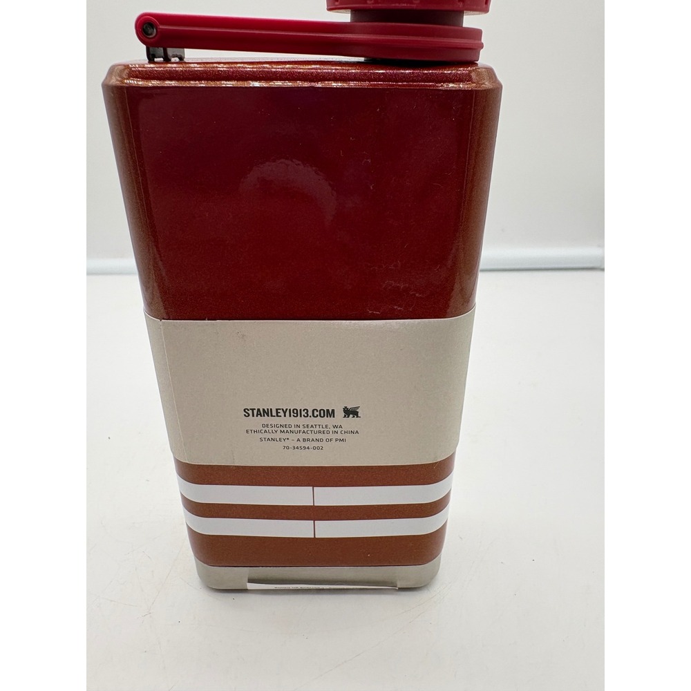 Stanley 8 oz Stainless Steel Heritage Red Shimmer Pre-Party Flask Target - Picture 2 of 7